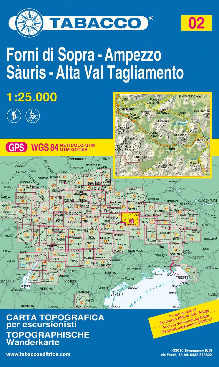 TABACCO 02. Forni di Sopra, Ampezzo, Sàuris, Alta Val Tagliamento