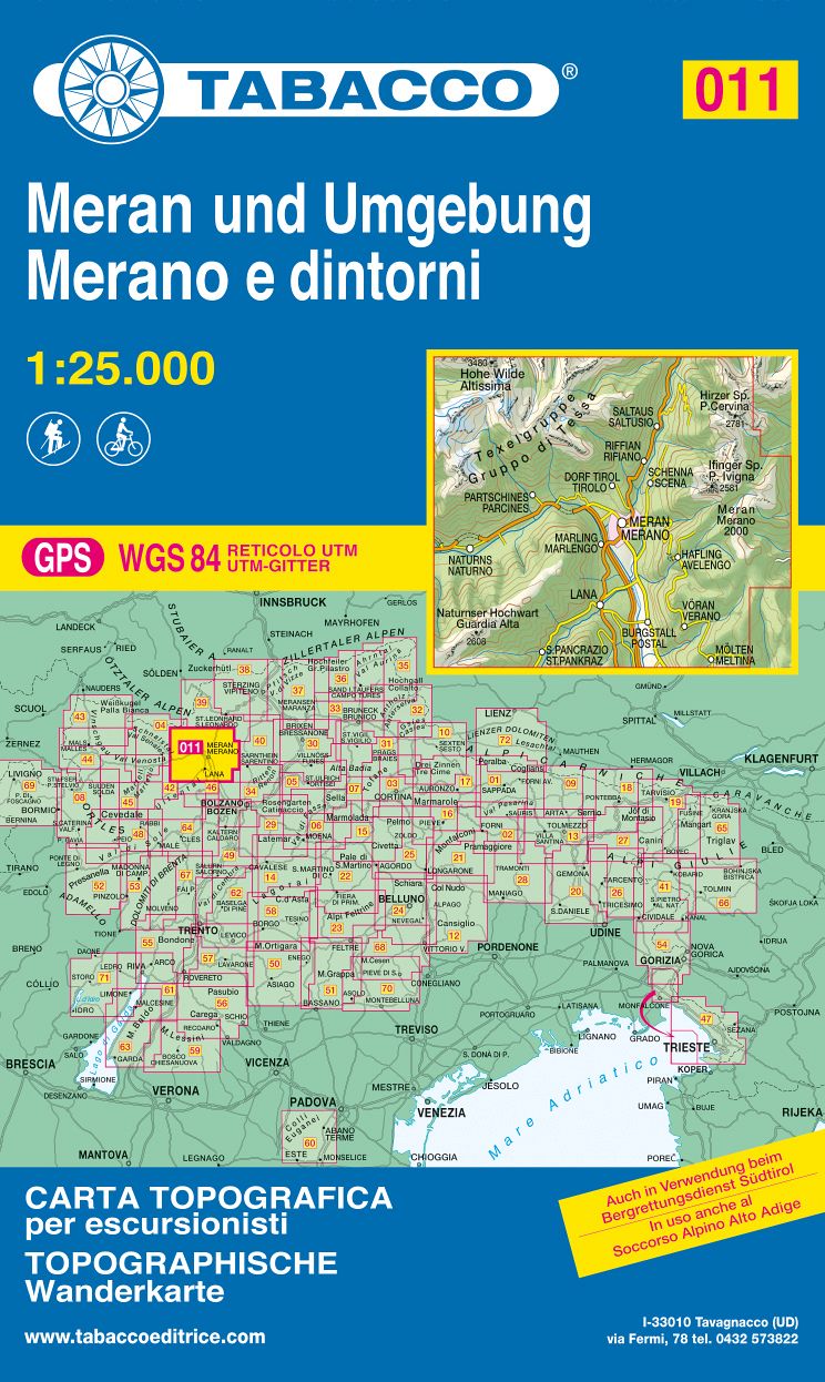 TABACCO 11. Merano e dintorni / Meran und Umgebung