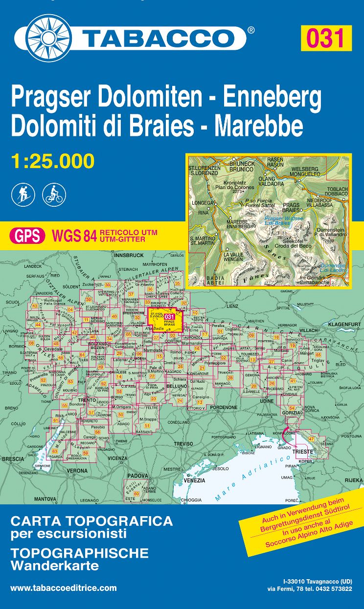 Dolomiti di Braies, Marebbe / Pragser Dolomiten, Enneberg