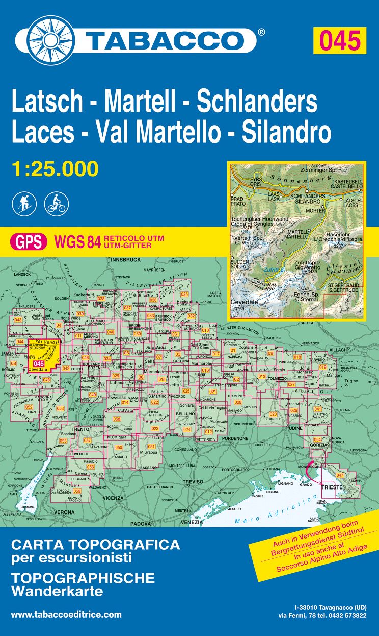 TABACCO 45. Laces, Val Martello, Silandro / Latsch, Martell, Schlanders