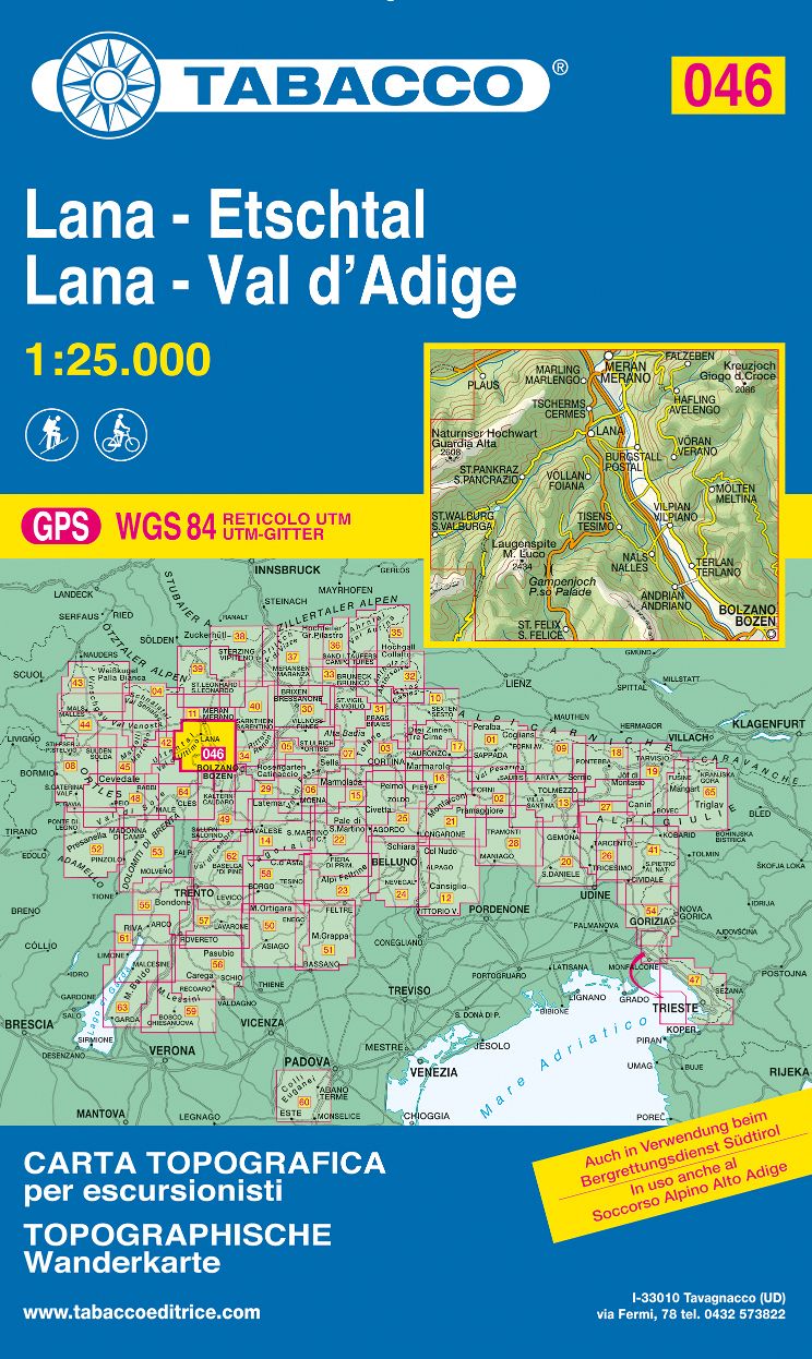 TABACCO 46. Lana, Val d’Adige / Lana, Etschtal