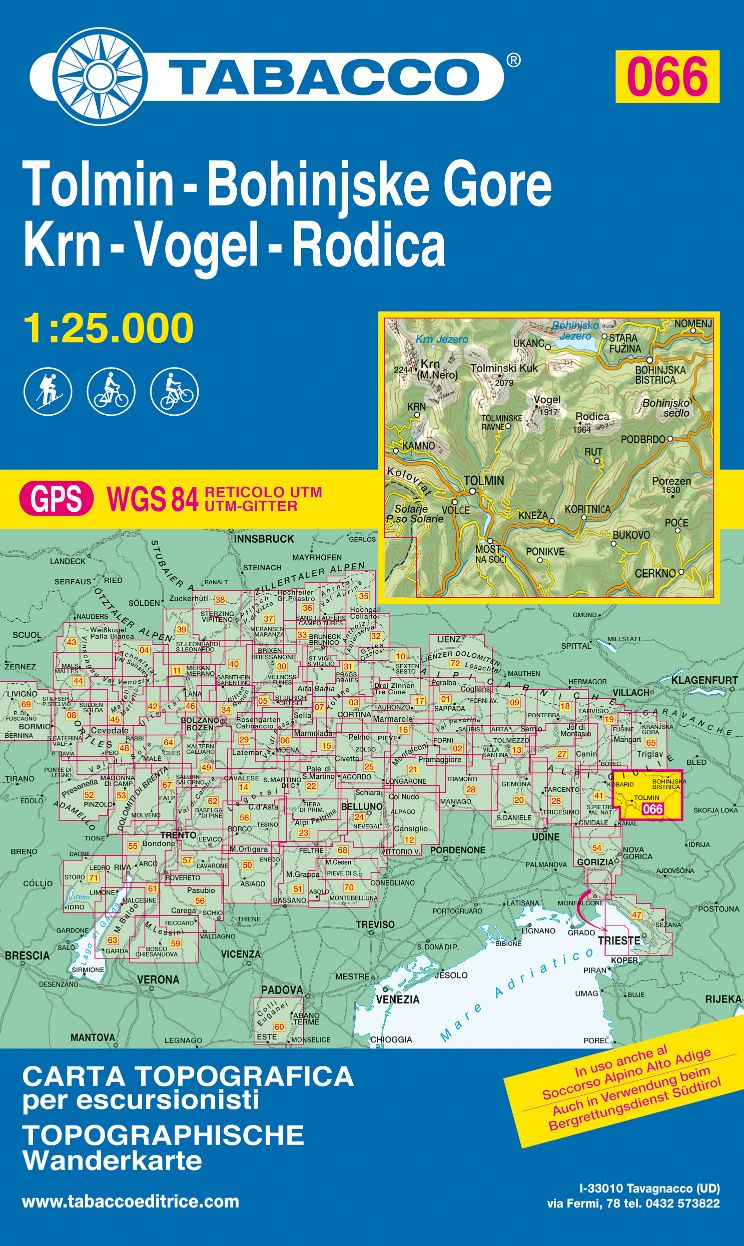 Tolmin, Bohinjske Gore, Krn, Vogel, Rodica