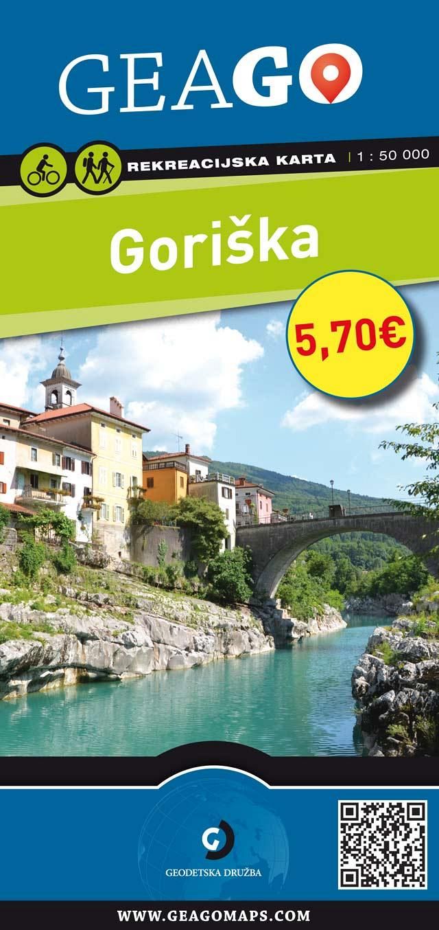 Goriška 1:50.000, rekreacijska karta