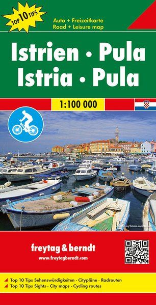 Istra, Pula 1:100.000, avto+turistična karta