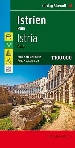 Istra, Pula, avto/turistična karta