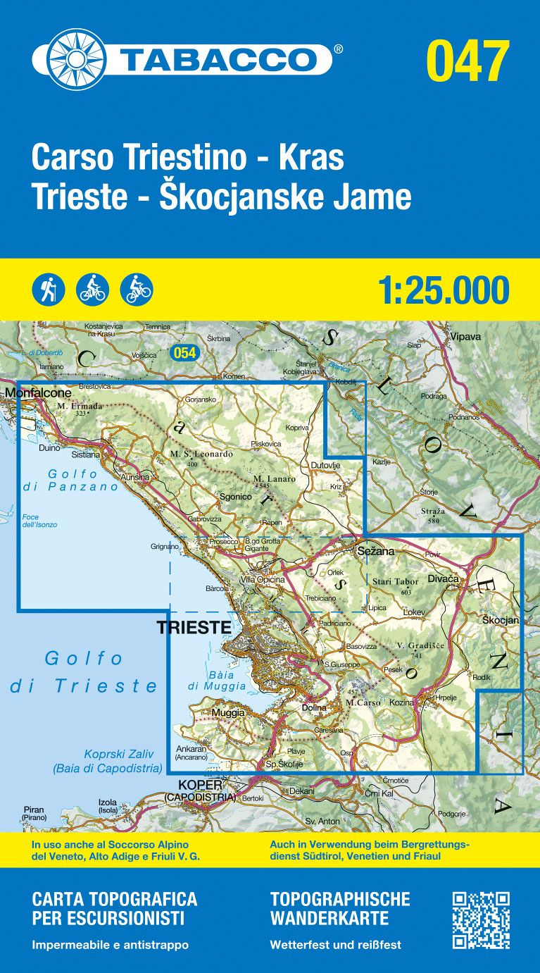 TABACCO 47. Carso Triestino – Kras, Trieste – Škocjanske Jame
