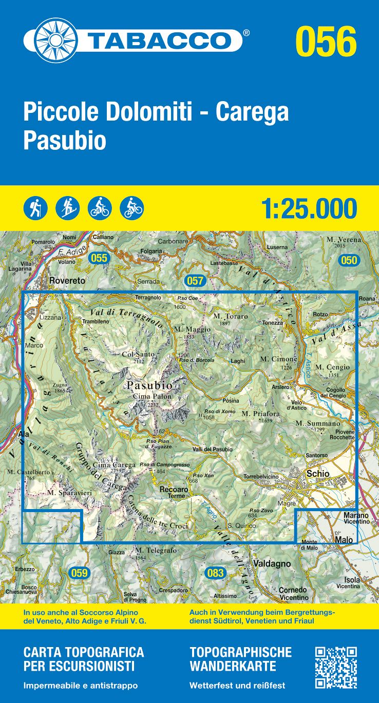 TABACCO 56. Piccole Dolomiti – Carega Pasubio