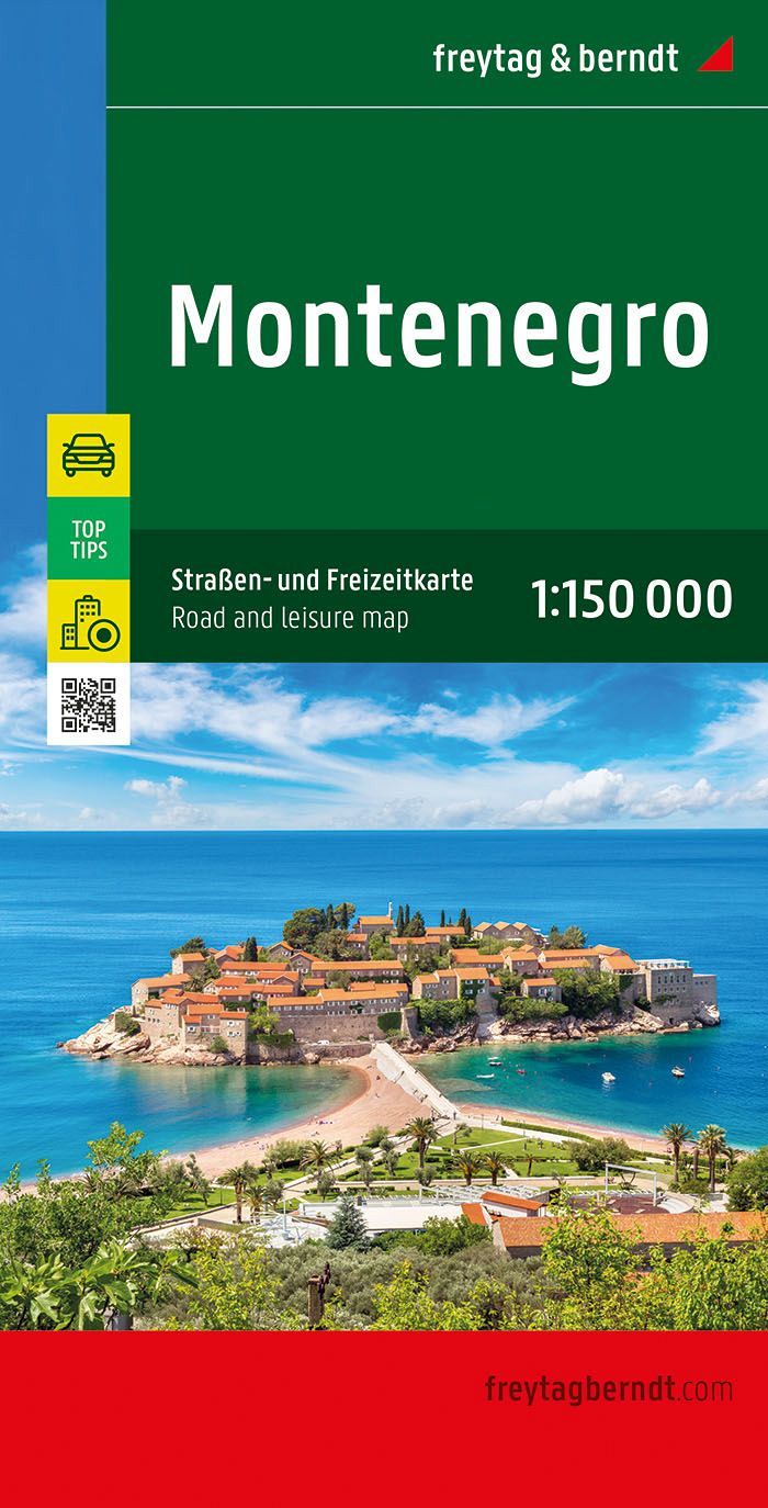 Montenegro, avto/turistična karta