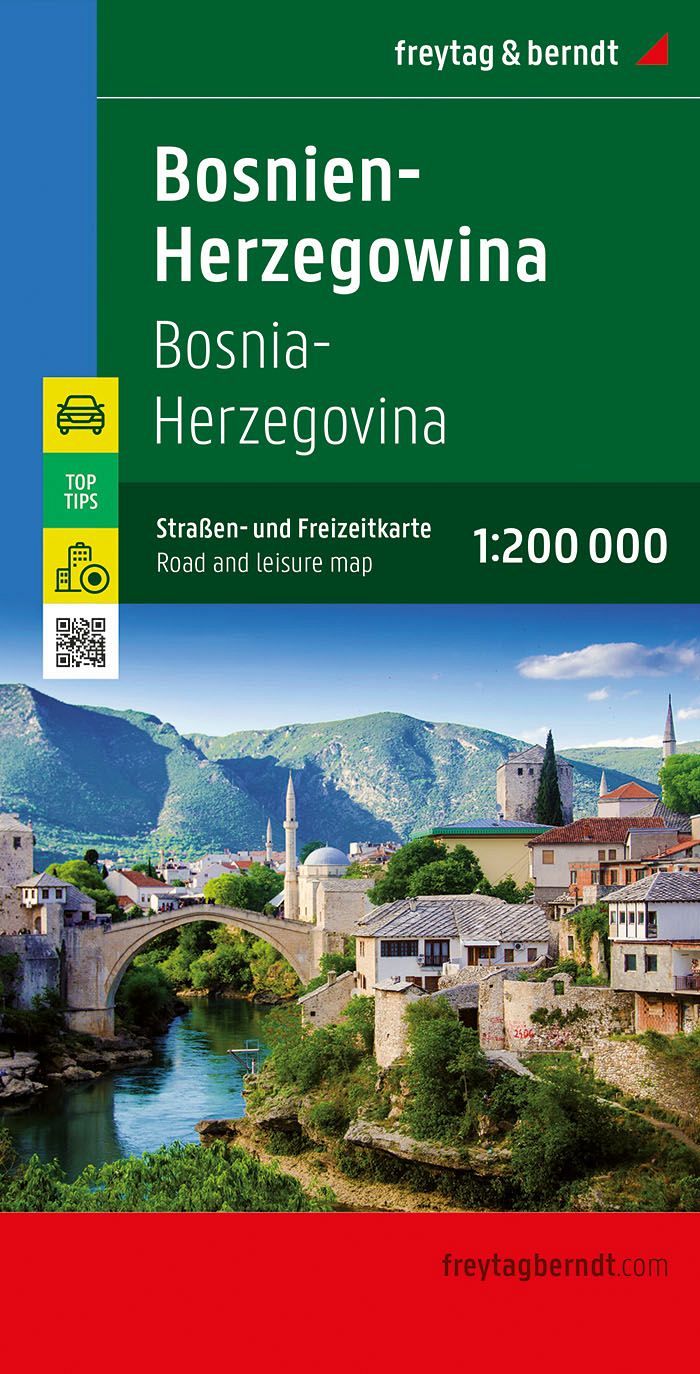 Bosnia ed Erzegovina 1:200.000, avto+turistična karta