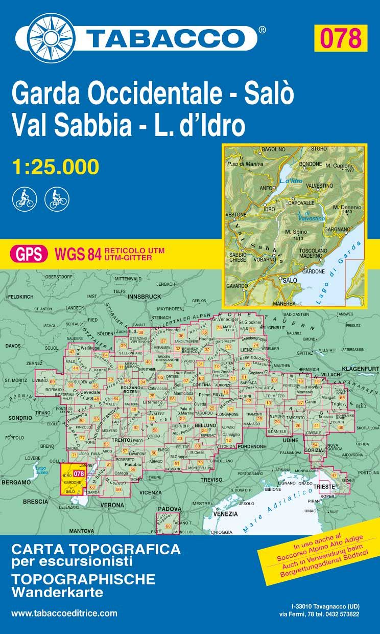 TABACCO 78. Garda Occidentale, Salò, Val Sabbia, L. d’ Idro