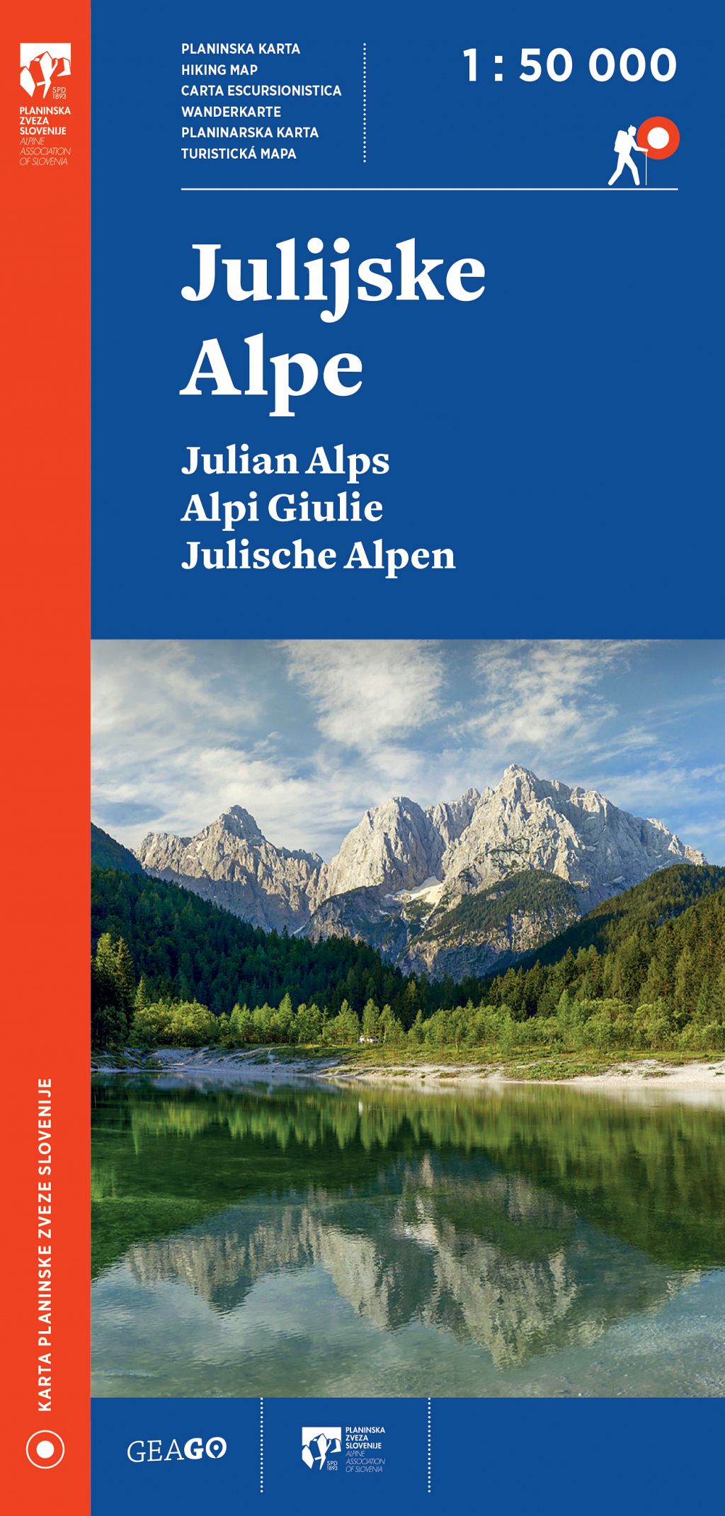 Julijske alpe, carta escursionistica