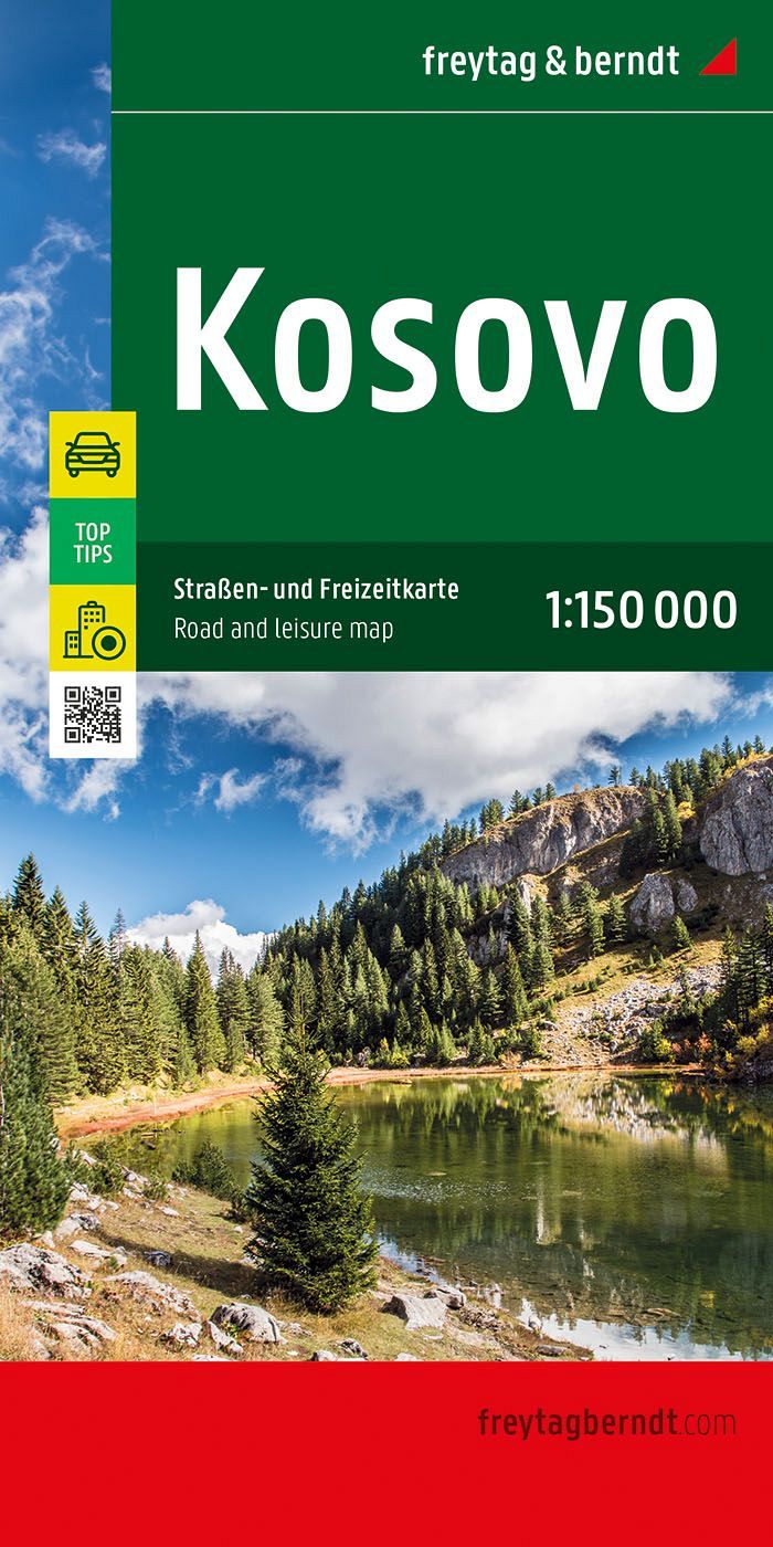 Kosovo, avto/turistična karta