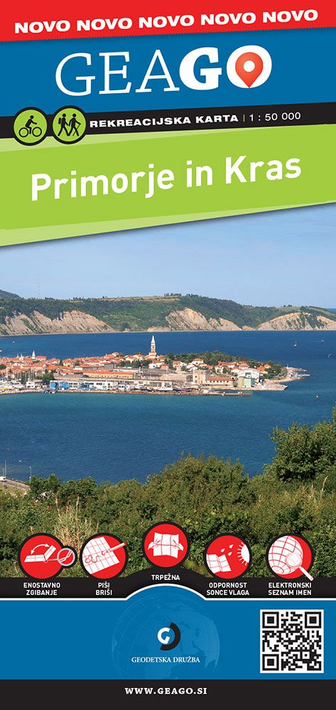 Primorje in Kras, rekreacijska karta
