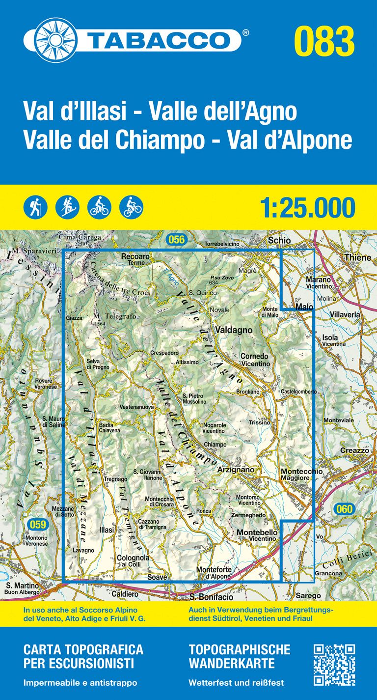 TABACCO 83. Val d’Illasi – Valle dell’Agno – Valle del Chiampo – Val d’Alpone