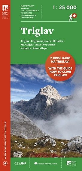 Triglav, carta escursionistica