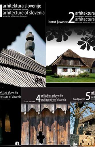 Arhitektura Slovenije. Komplet 5 knjig