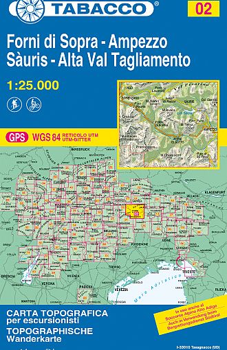 TABACCO 02. Forni di Sopra, Ampezzo, Sàuris, Alta Val Tagliamento