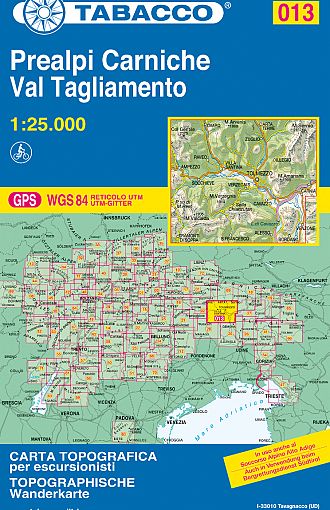 TABACCO 13. Prealpi Carniche Val Tagliamento