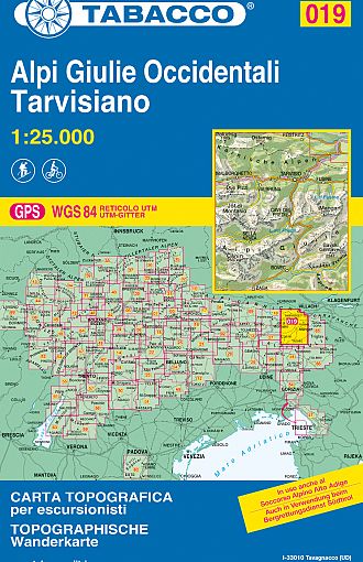 TABACCO 19. Alpi Giulie Occidentali, Tarvisiano