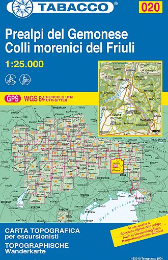 TABACCO 20. Prealpi del Gemonese Colli morenici del Friuli