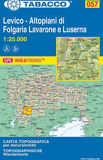 TABACCO 57. Levico, Altopiani di Folgaria Lavarone e Luserna