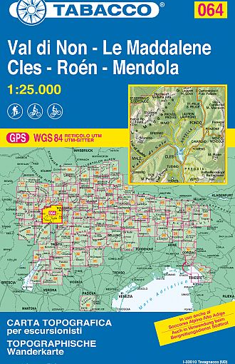 TABACCO 64. Val di Non, Le Maddalene, Cles, Roèn, Mendola