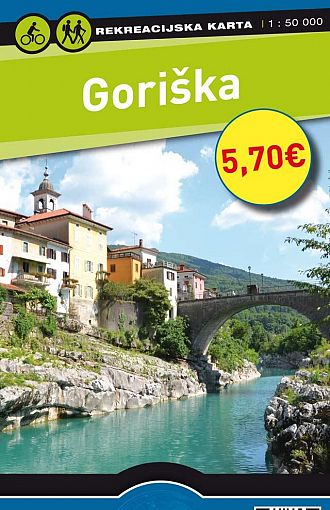 Goriška 1:50.000, rekreacijska karta