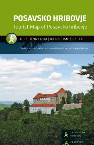 Posavsko hribovje 1:75.000, turistična karta