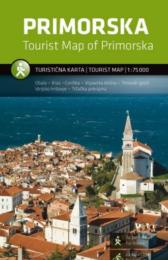 Primorska 1:75.000, turistična karta