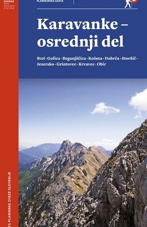 Karavanke – osrednji del 1:50.000, planinska karta