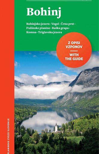 Bohinj, planinska karta