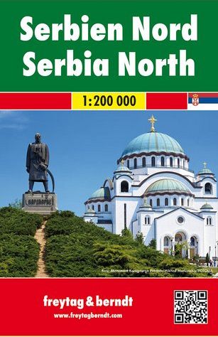 Serbia del Nord 1:200.000, carta stradale