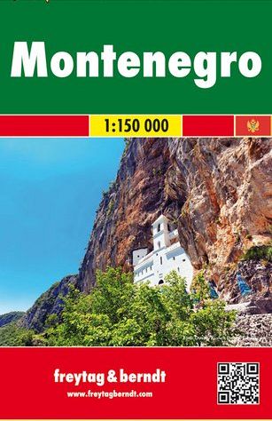Montenegro 1:150.000, carta stradale+turistica