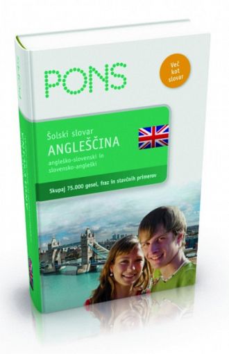 Pons. Šolski slovar: angleščina (publikacija je večjezična)