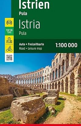 Istra, Pula, avto/turistična karta