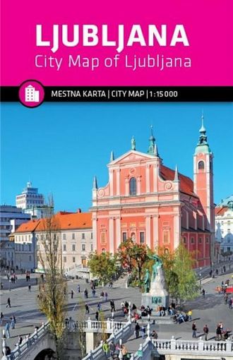 Ljubljana, mappa della città