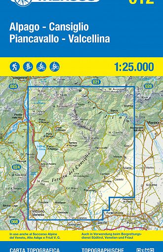 TABACCO 12. Alpago, Cansiglio, Piancavallo, Valcellina