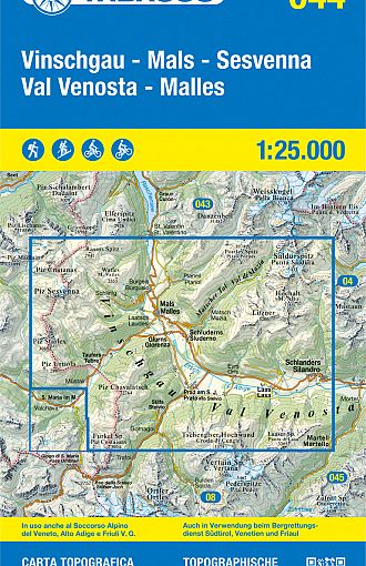 TABACCO 44. Val Venosta, Malles / Vinschgau, Mals, Sesvenna