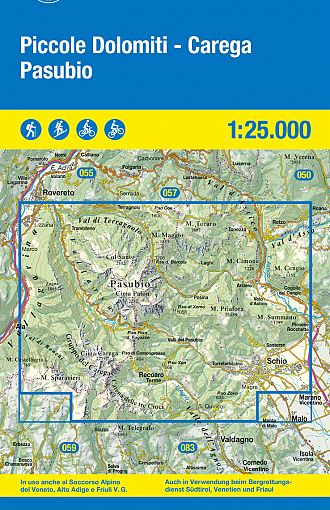 TABACCO 56. Piccole Dolomiti – Carega Pasubio