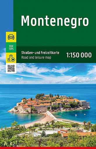 Montenegro, avto/turistična karta