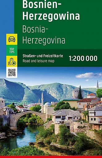 Bosnia ed Erzegovina 1:200.000, avto+turistična karta
