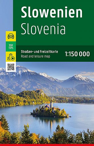 Slovenija 1:150.000, avto+turistična karta