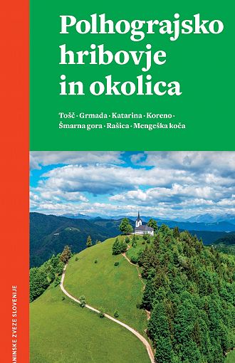Polhograjsko hribovje in okolica, planinska karta
