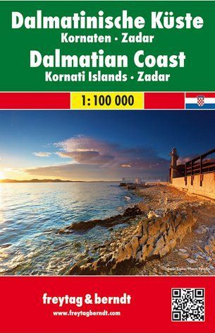 Costa Dalmata n.1, carta stradale e turistica