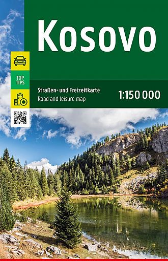 Kosovo, avto/turistična karta