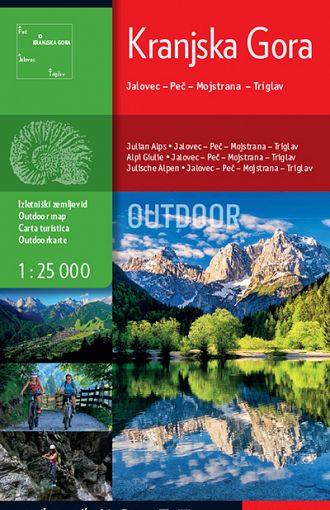 Kranjska Gora, carta escursionistica