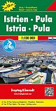 Istra, Pula 1:100.000, avto+turistična karta