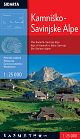 Kamniško-Savinjske Alpe, carta escursionistica