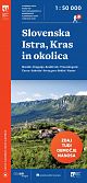 Slovenska Istra, Kras in okolica, carta escursionistica