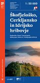 Škofjeloško, Cerkljansko in Idrijsko hribovje, planinska karta